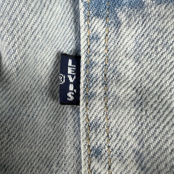 Levi's Made Crafted Jean Women 30x28* Column Pleated High Rise Blue Denim Tag 29 - Picture 10 of 16